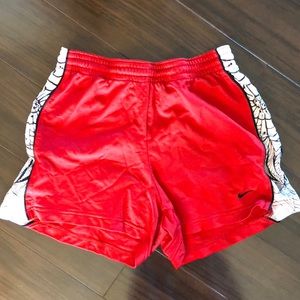 Women’s sz small Nike shorts with design!